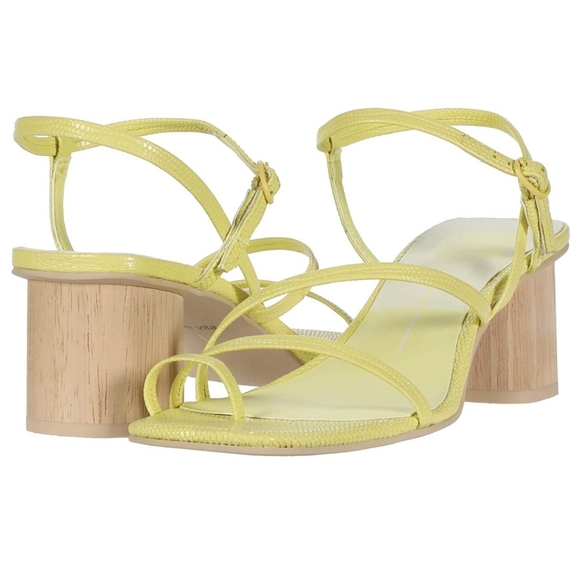 Dolce Vita Embossed Leather Dress Sandals - Picture 3 of 8